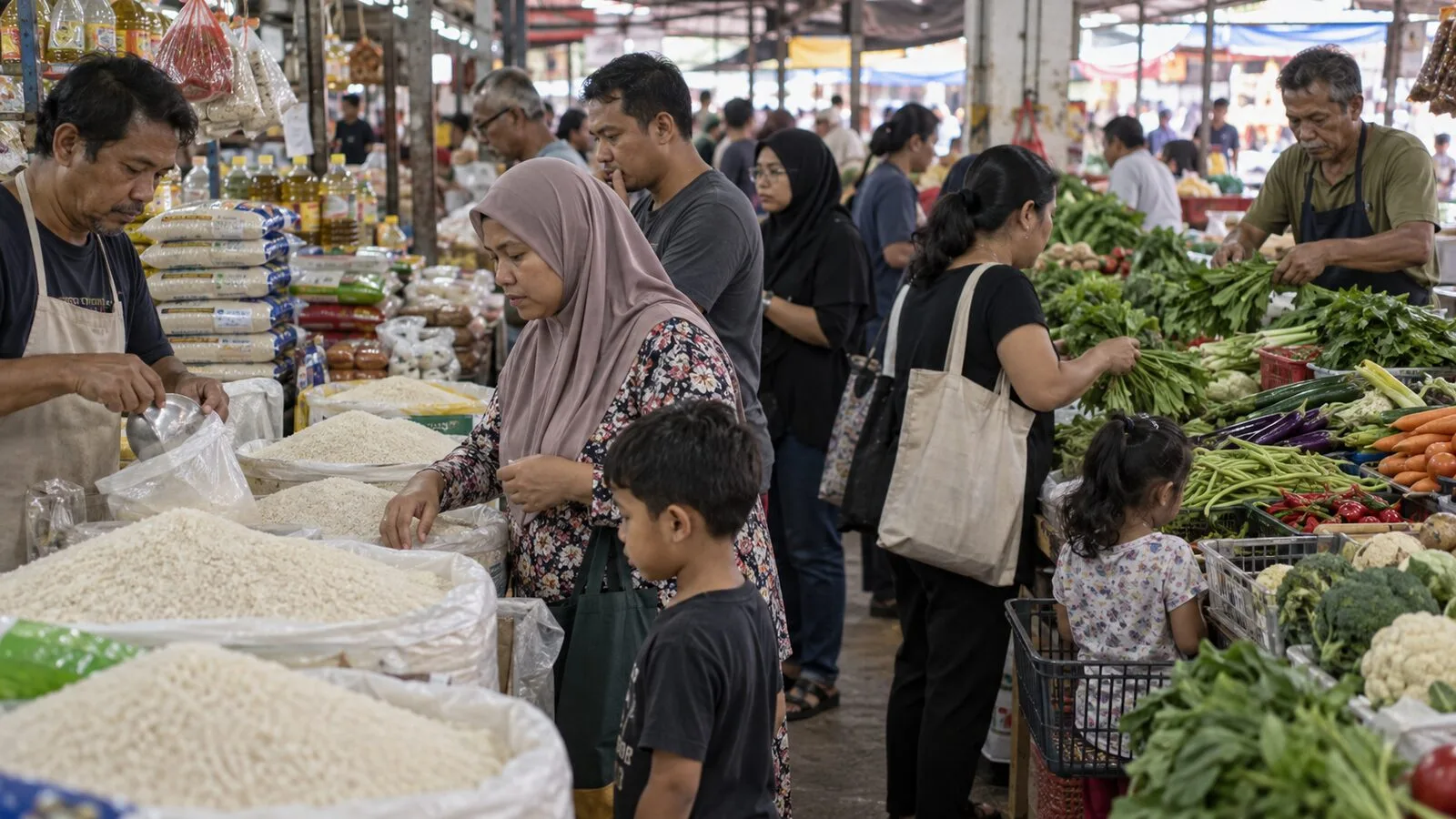 Ilustrasi AI bagi artikel El Ni&ntilde;o semakin kuat, risiko hasil tanaman dan harga makanan meningkat