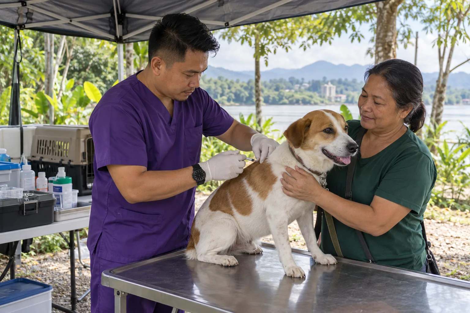 Sarawak vaksin 3,579 anjing dan edar 2,281 umpan vaksin rabies oral
