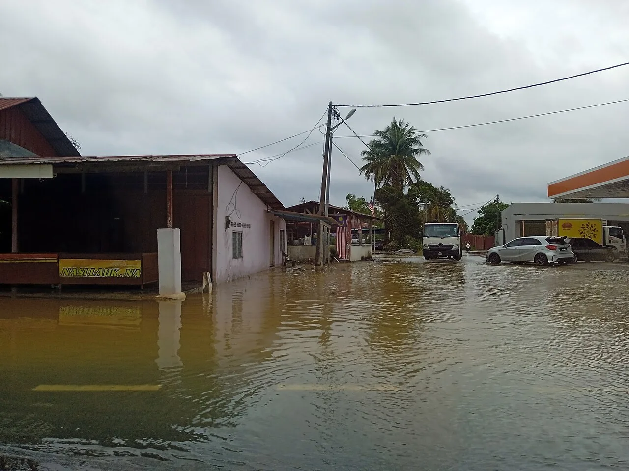 Banjir di Kampung Padang Pusing, Pendang, Kedah pada 17 September 2024