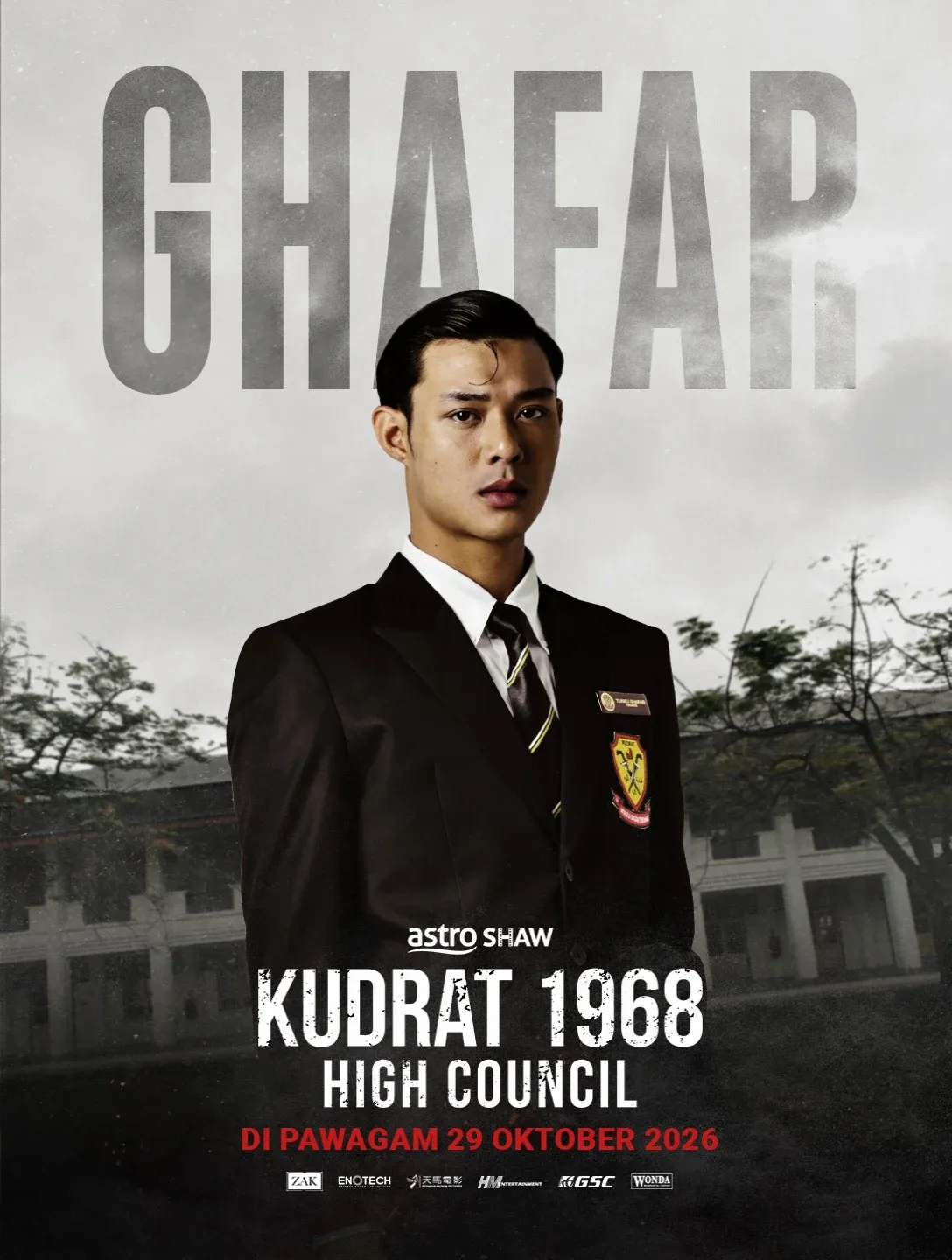 Poster watak Ghafar dalam Kudrat 1968: High Council